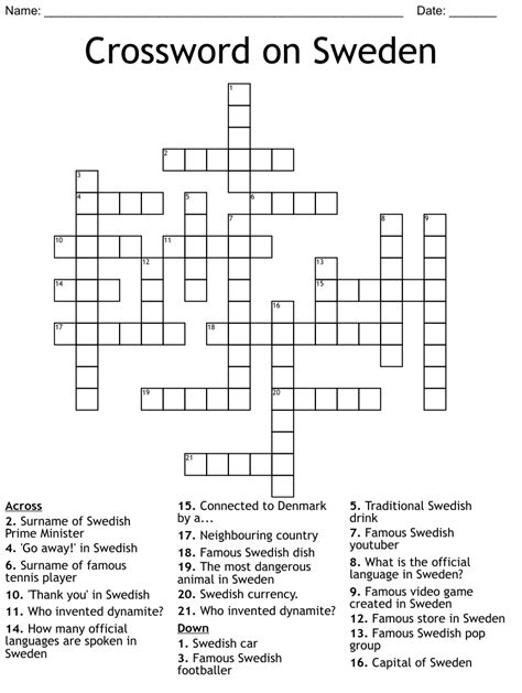 capital of sweden|capital of sweden crossword.